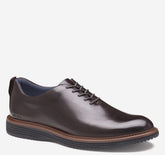 Men's Upton One-Piece Perfed Plain Toe - Mahogany Full Grain Leather