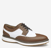 Men's Upton GL3 Luxe Golf Hybrid - Tan/White Waterproof Scotch Grain