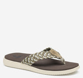 Men's Upton Woven Flip-Flop - Taupe Nylon