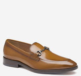 Men's Sullivan Bit Loafer - Tan Italian Patent Calfskin