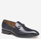 Men's Sullivan Bit Loafer - Black Brush-Off Houndstooth Calfskin