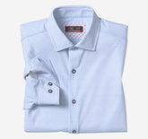 Men's XC4® Motion Long-Sleeve Dress Knit Shirt - Blue Diamond Grid