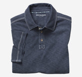 Men's Vintage Slub Polo - Navy