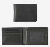 Men's Rhodes 2-in-1 Billfold Wallet - Black Full Grain