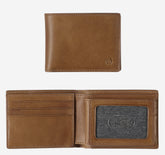 Men's Rhodes 2-in-1 Billfold Wallet - Tan Full Grain