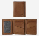 Men's Rhodes Trifold Wallet - Tan Full Grain