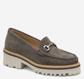 Women's Emmalynn Bit Loafer - Dark Grey Suede