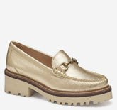 Women's Emmalynn Bit Loafer - Gold Metallic Calfskin