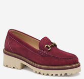 Women's Emmalynn Bit Loafer - Red Kid Suede