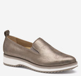 Women's Ulyssa Slip-On - Taupe Italian Metallic Kid Suede