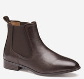 Women's Tinsley Chelsea Bootie - Dark Brown Calfskin