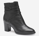 Women's Amy Belted Bootie - Black Nappa Leather