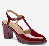 Women's Amy T-Strap Pump - Red Patent Leather