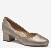 Women's Sienna Pump - Taupe Italian Metallic Kid Suede