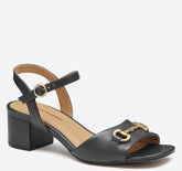 Women's Edith Bit Sandal - Black Glove Leather