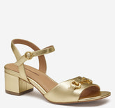Women's Edith Bit Sandal - Gold Metallic Sheepskin