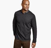 Men's Icon Reversible V-Neck Pullover - Charcoal/Brown