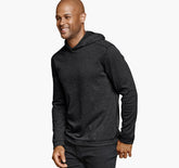 Men's Icon Reversible Hooded Pullover - Charcoal/Brown