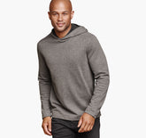 Men's Icon Reversible Hooded Pullover - Gray/Black