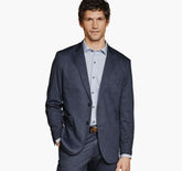 Men's XC Flex® Pinnacle Knit Blazer - Navy Micro Houndstooth