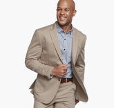 Men's XC Flex® Pinnacle Knit Blazer - Tan Twill