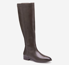 Women's Tinsley Riding Boot - Dark Brown Calfskin