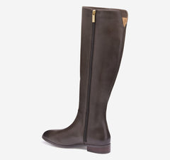 Women's Tinsley Riding Boot - Dark Brown Calfskin