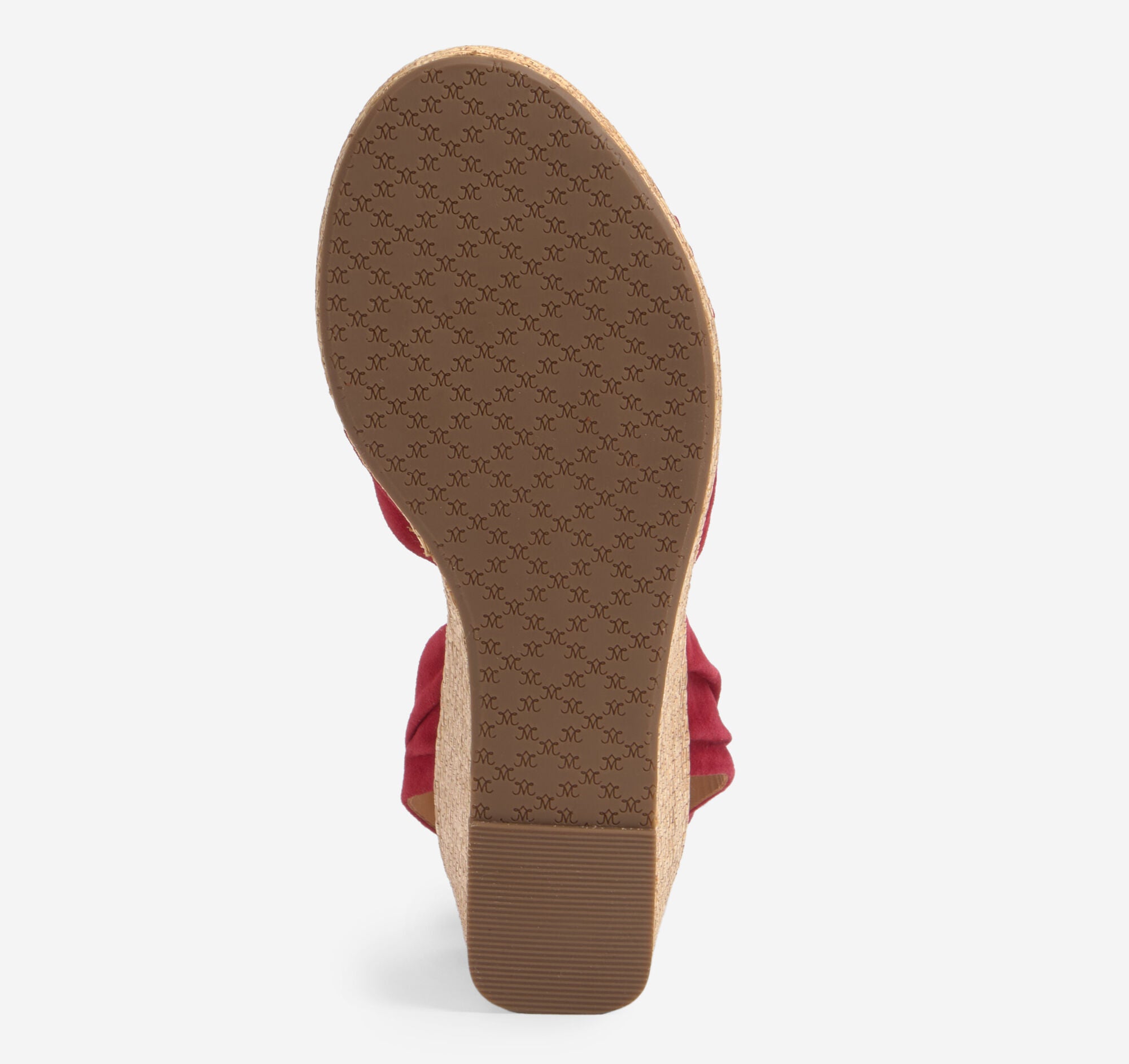 Women's Marcia Cross-Band Sandal - Red Kid Suede
