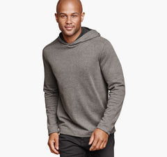 Men's Icon Reversible Hooded Pullover - Gray/Black