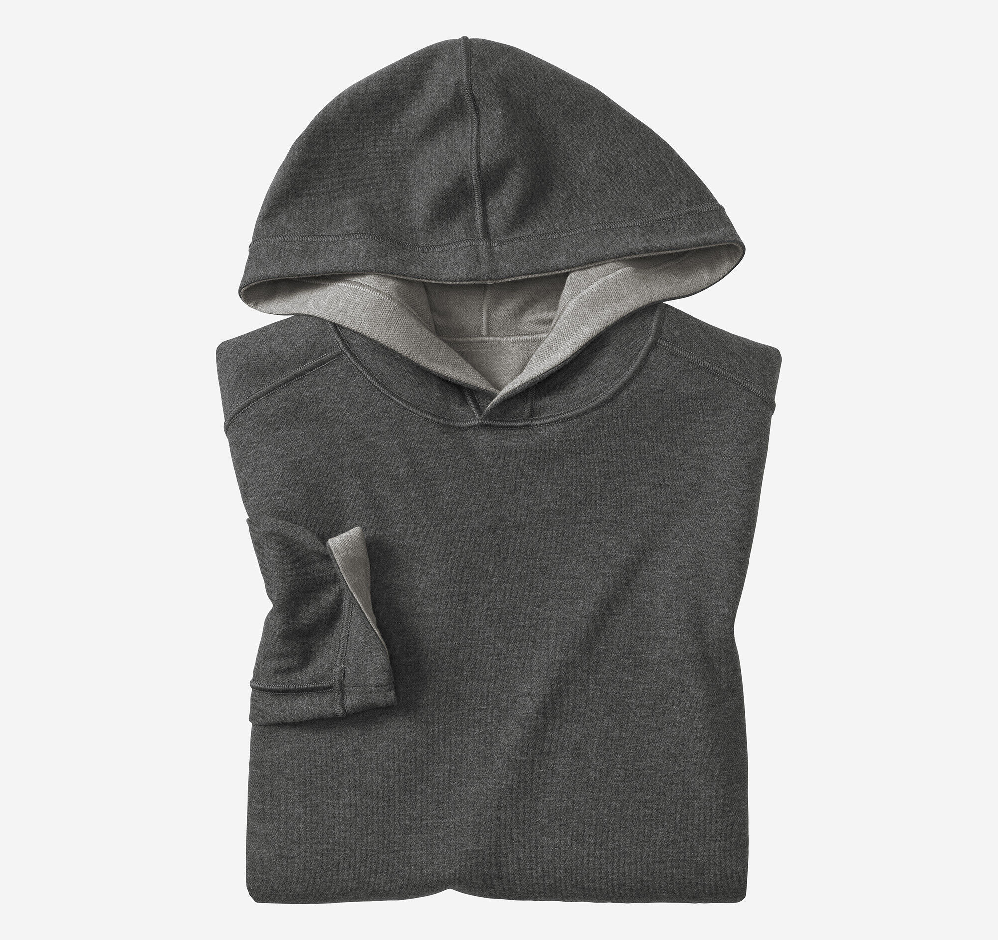 Men's Icon Reversible Hooded Pullover - Gray/Black